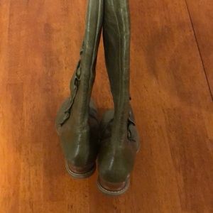 Miz Mooz Shoes - Miz Moon green riding boots Miz Mooz Shoes - Miz Moon green riding boots